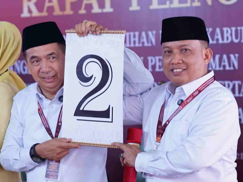 Penetapan Nomor Urut Pilkada Inhil, Fermadani Dapat Nomor 2