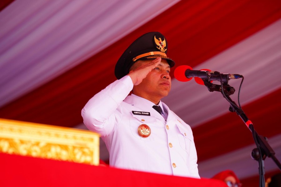 Menjadi Inspektur Upacara, Ini Harapan Gubri Wahid di Usia Republik Indonesia ke 80