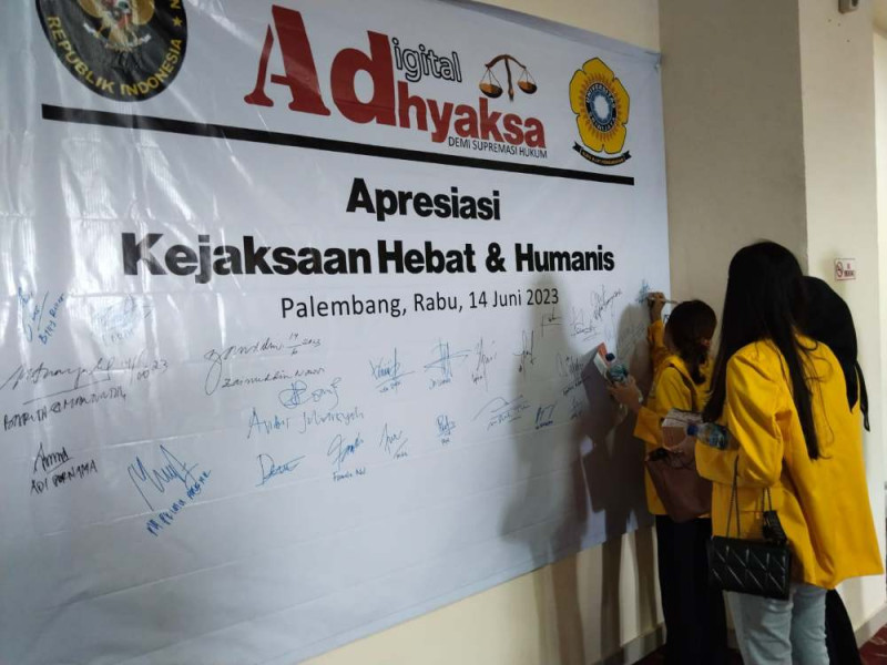 Hebat dan Humanis, Warga Palembang Apresiasi Kejaksaan