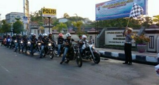 Dukung Ops Patuh-Siak, Polres Inhil Gelar Safety Ridding