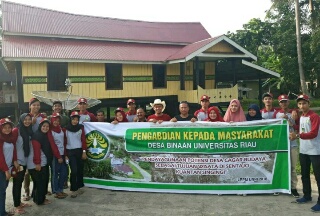 Universitas Riau Lakukan Pengabdian Terhadap Desa Binaan Wisata Kenegerian Sentajo