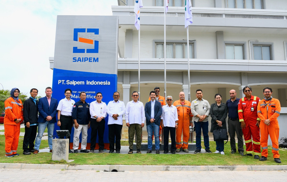 Menteri ESDM didampingi Kepala SKK Migas Kunjungi PT Saipem Indonesia dan Baker Hughes