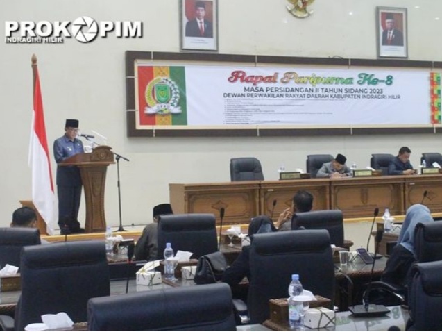 DPRD Inhil Gelar Rapat Paripurna ke-8 Masa Persidangan II