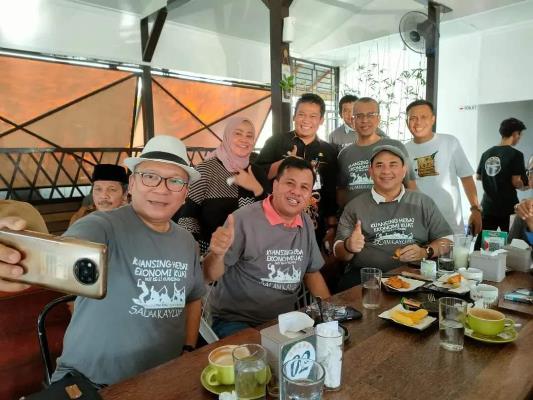 Di Hadapan Puluhan Wartawan, Suhardiman Apresiasi Kunjungan PWI Riau