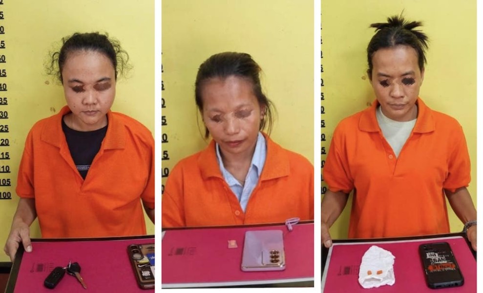 Diduga Lagi Nunggu Pembeli, 3 Wanita Pengedar di Inhu Dibekuk Polisi