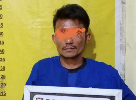 Polsek Bunga Raya Siak Amankan Seorang Pemuda Terkait Kasus Sabu