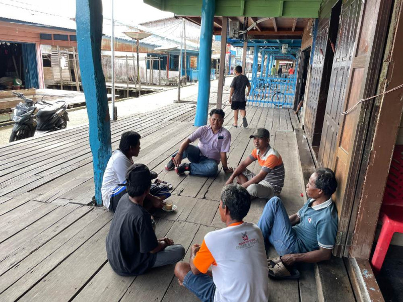 Polsek Concong Terus Sambangi Masyarakat Ajak Ciptakan Pilkada Damai 2024