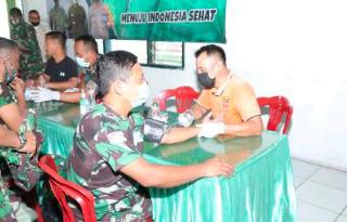 Kodim Lamongan Gelar Vaksinasi Booster Dosis Ketiga