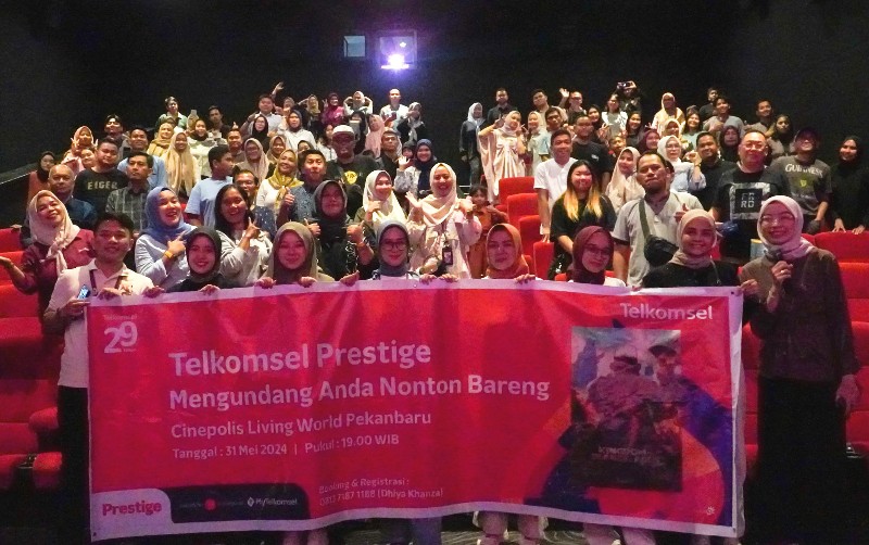 Telkomsel Nonton Bareng Serentak di 13 Kota, Apresiasi bagi Pelanggan Setia Telkomsel Prestige