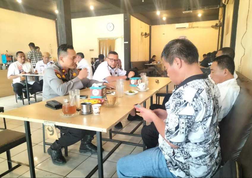 Cooling System, Kapolsek Kandis Sambang Tokoh Masyarakat Pasca Pemilu 2024