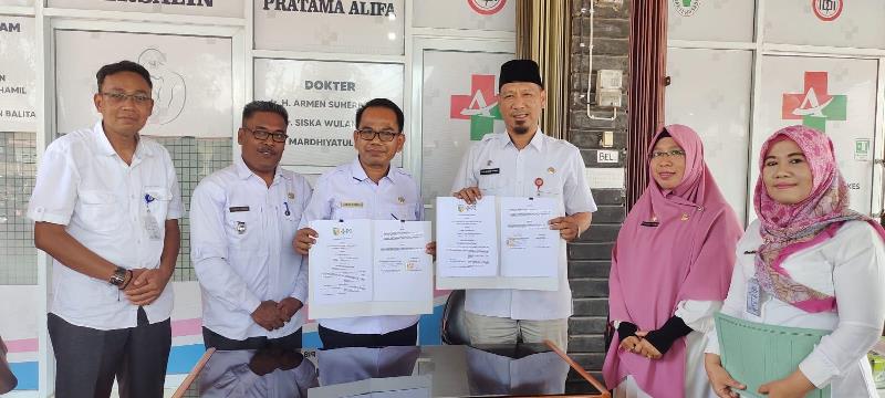Permudah Layanan Dokumen Kependudukan, Dukcapil Kuansing Kembali Jalin Kerjasama dengan Klinik Alifa