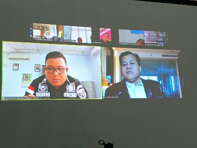 Plt Bupati Gelar Zoom Meeting, Minta Sejumlah Perbup Segera Dituntaskan
