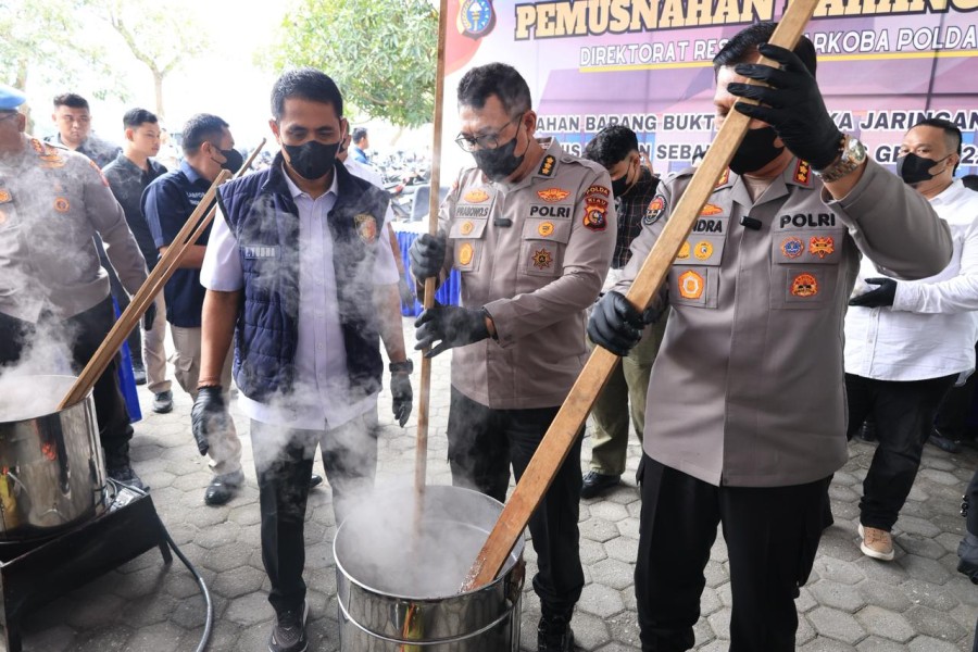 Polda Riau Ungkap 1.066 Kasus Narkoba dalam 4 Bulan, 1.471 Tersangka Diamankan