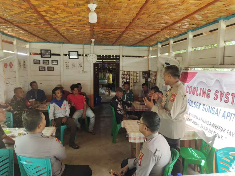 Polsek Sungai Apit Ajak Masyarakat Sukseskan Pilkada 2024