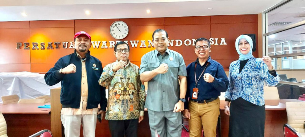 PWI Pusat dan KIP Mantapkan Kerja Sama Bidang Informasi