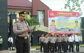 Waka Polres Kuansing Pimpin Upacara Hari Kebangkitan Nasional Ke-109