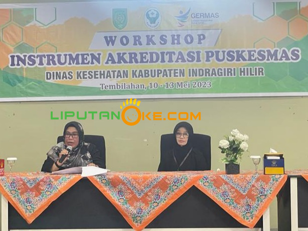 Tingkatkan Mutu Pelayanan, Diskes Inhil Gelar Workshop Instrumen Akreditasi Puskesmas