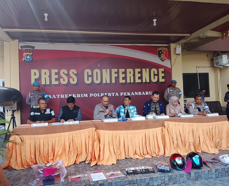 Polresta Pekanbaru Ungkap Sejumlah Kasus Viral Geng Motor, Curanmor, Jambret hingga Vandalisme