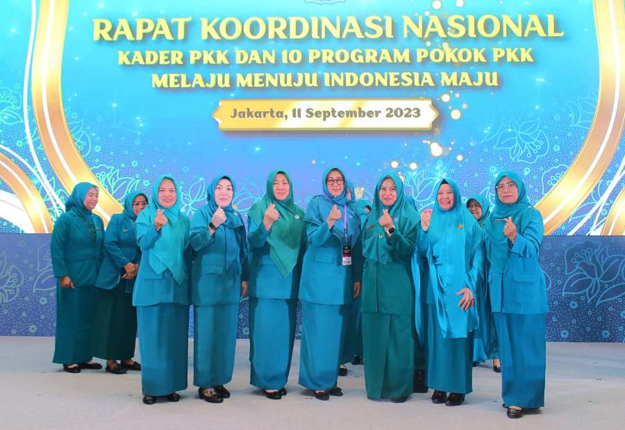 Rasidah Alfedri Hadiri Rakornas TP PKK 2023