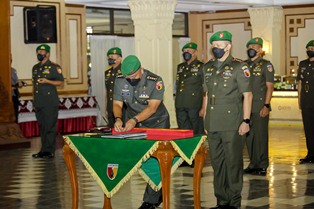 Pangdam V/Brawijaya Pimpin Serah Terima Jabatan di Satuan Kodam V/Brawijaya