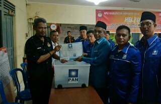 Tahapan Pileg 2019, PAN Daftarkan 45 Putra dan Putri Terbaik Inhil ke KPU