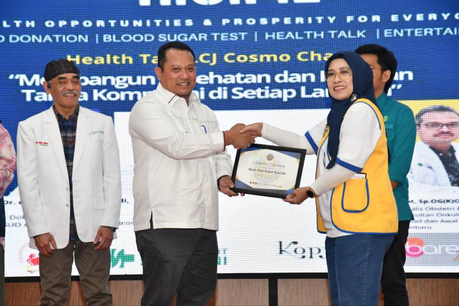 BRK Syariah Fasilitasi Donor Darah Lion Club Jakarta Cosmo Charm dan PMI Pekanbaru
