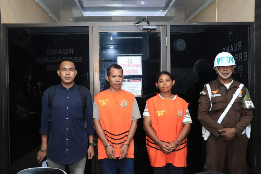 Penuntut Umum Cabjari Wonreli Terima Pelimpahan Berkas Perkara Korupsi ADD/DD Desa Wonreli dari Polres Maluku Barat Daya