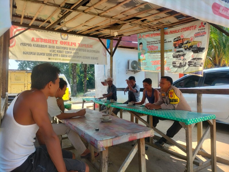 Polsek Tambusai Beri Pesan Penting Demi Wujudkan Pilkada Damai 2024