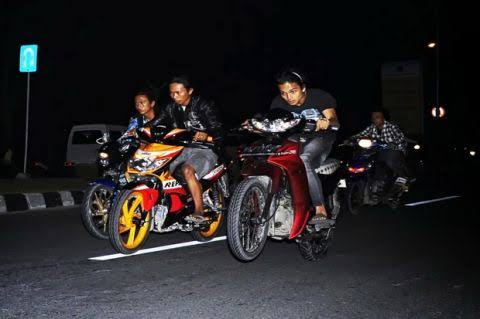 Balap Liar Resahkan Warga, Polisi Sita Puluhan Unit Sepeda Motor di Kawasan Stadion Utama Riau