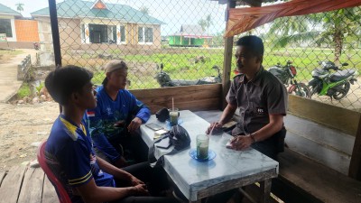 Polsek Teluk Belengkong Minta Masyarakat Jaga Suasana Kondusif Pilkada 2024