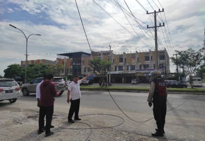 Kabel Optik Jerat Leher Siswa, Polresta Pekanbaru Agendakan Pemeriksaan Pihak Provider