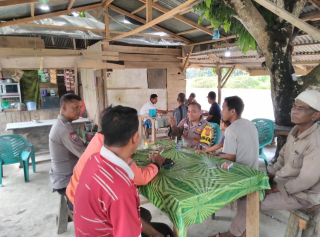 Kegiatan Preemtif dan Cooling System oleh Polsek Rambah di Desa Babussalam