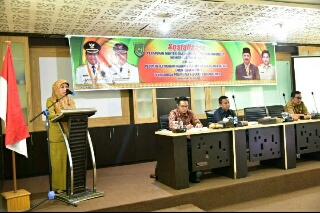 Asisten III Setda Buka Sosialisasi Permendagri No 33 Tahun 2017