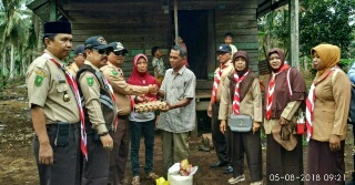 HUT Pramuka, Kwaran Keritang Laksanakan Kegiatan Peduli dan Bhakti Sosial