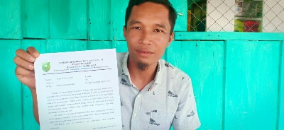 Kepala Desa Pasir Sialang Jaya Laporkan PT PAS Ke Dinas DLH Inhu Terkait Dugaan Limbah