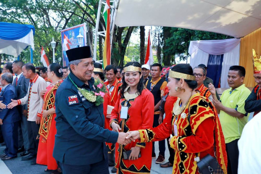 Bupati Siak Dukung Pelestarian Budaya Nias dalam Muscab ke-IV dan Pelantikan DPC HIMNI