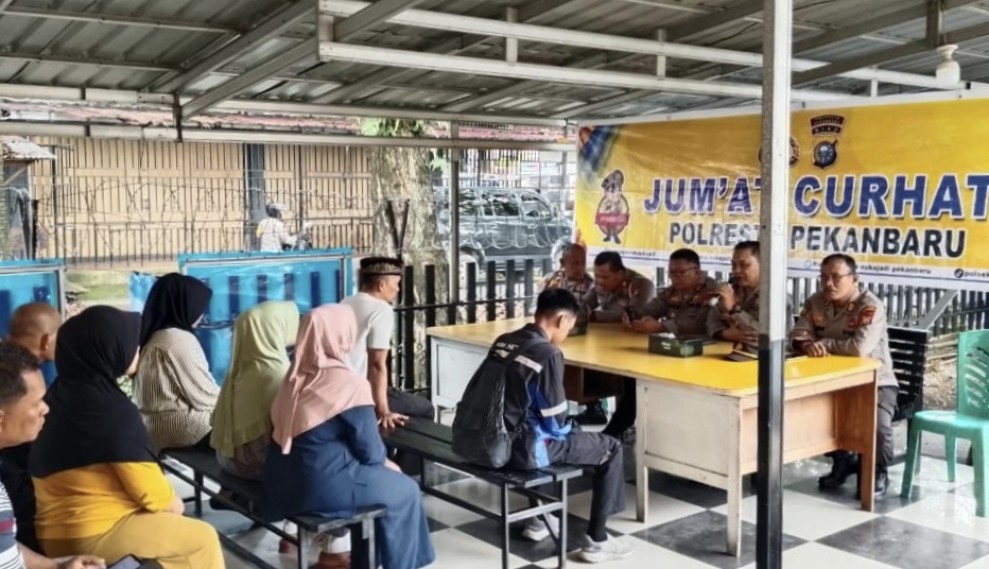 Jumat Curhat, Ini Keluhan Warga ke Polresta Pekanbaru