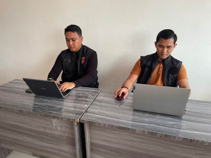 Satreskrim Polres Inhu Lacak Berita Bohong, Upaya Mewujudkan Pemilu Damai