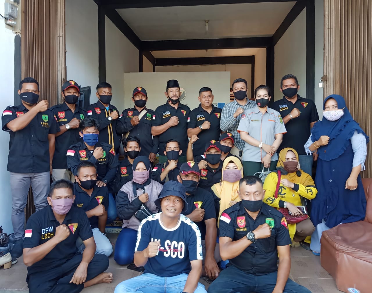 Mada LBDH Inhil Terima Kunjungan Pengurus Rayon Desa Talang Makmur-Jambi