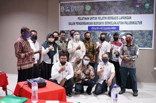 Budhi Yuwono Buka Pelatih Pengembangan Budidaya Berkelanjutan Paludikultur