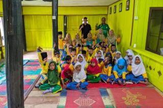 Murid TK & Paud Aisyah Bustanul Athfal Marsawa Kunjungi Rumah Adat Kenegerian Sentajo 