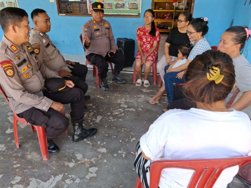 Sasar Warga dan Pengurus Panti Asuhan, Polsek Minas Gelar Cooling System Ajak Ikut Pilkada Damai