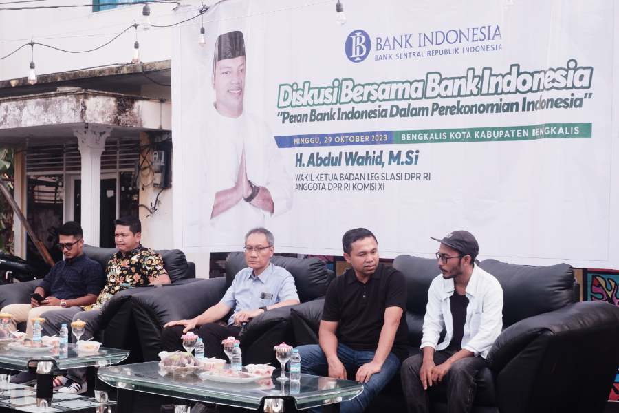 BI Bersama Abdul Wahid Gelar Diskusi Publik dengan Komunitas Ekonomi Kreatif Bengkalis