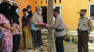 Tahun Baru Islam, Kapolres Kuansing Memberikan Bantuan Sosial