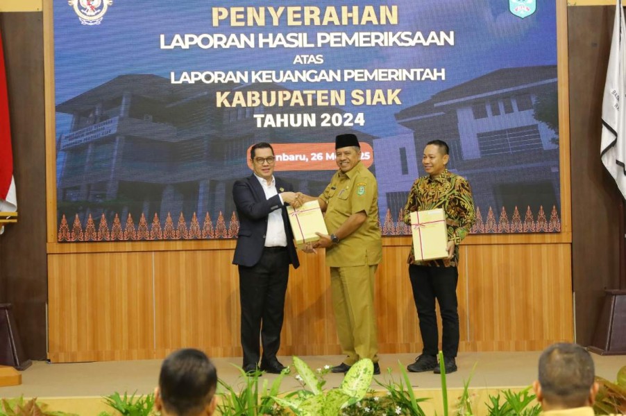 Pemkab Siak Pertahankan Opini WTP, Alfedri: Ini Jadi Motivasi