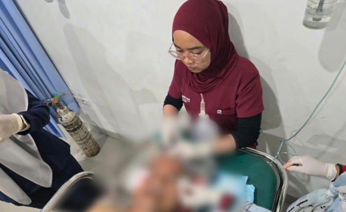 Pemilik Toko Ponsel di Siak Dibacok, Uang Ratusan Juta Raib Digondol Pelaku