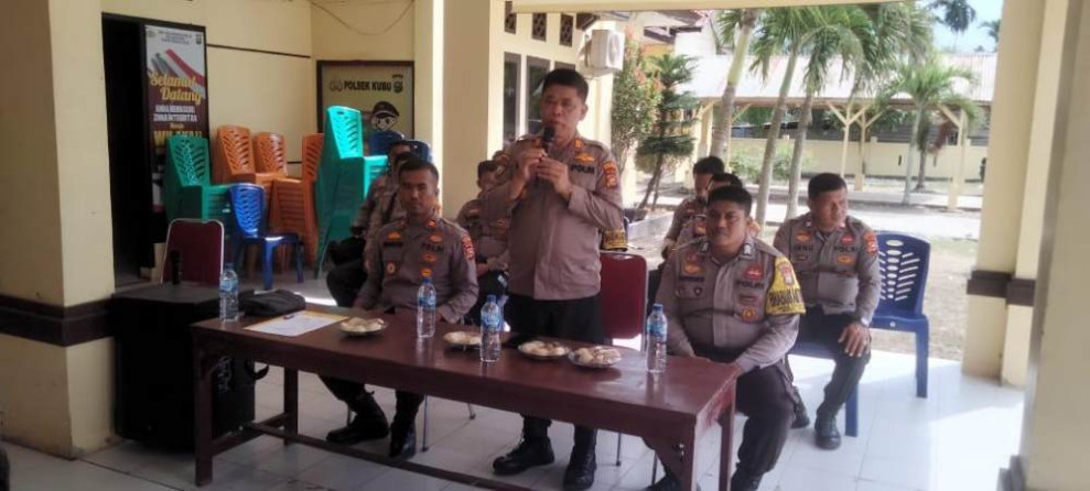 Satbinmas Polres Rohil Minta Masyarakat Tidak Terprovokasi Berita Hoax terkait Pilkada 2024