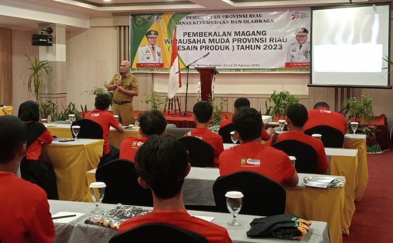 Dispora Riau Gelar Pembekalan Magang Wirausaha Muda