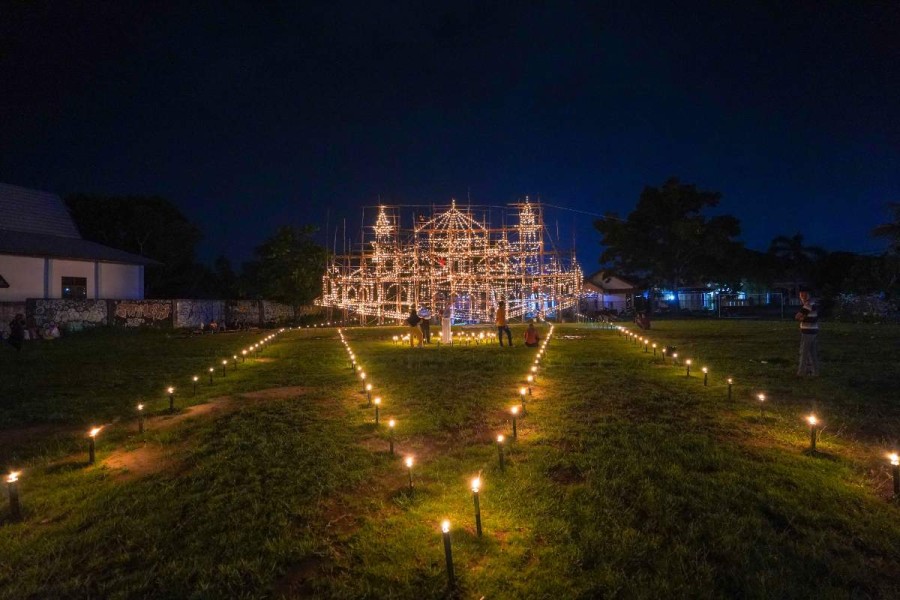 Tradisi Unik di Siak, Pasang Lampu Colok Malam 27 Ramadhan