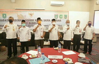 Sekda Siak Hadiri Rakor Forum Kerjasama Daerah SIAP BEDELAU